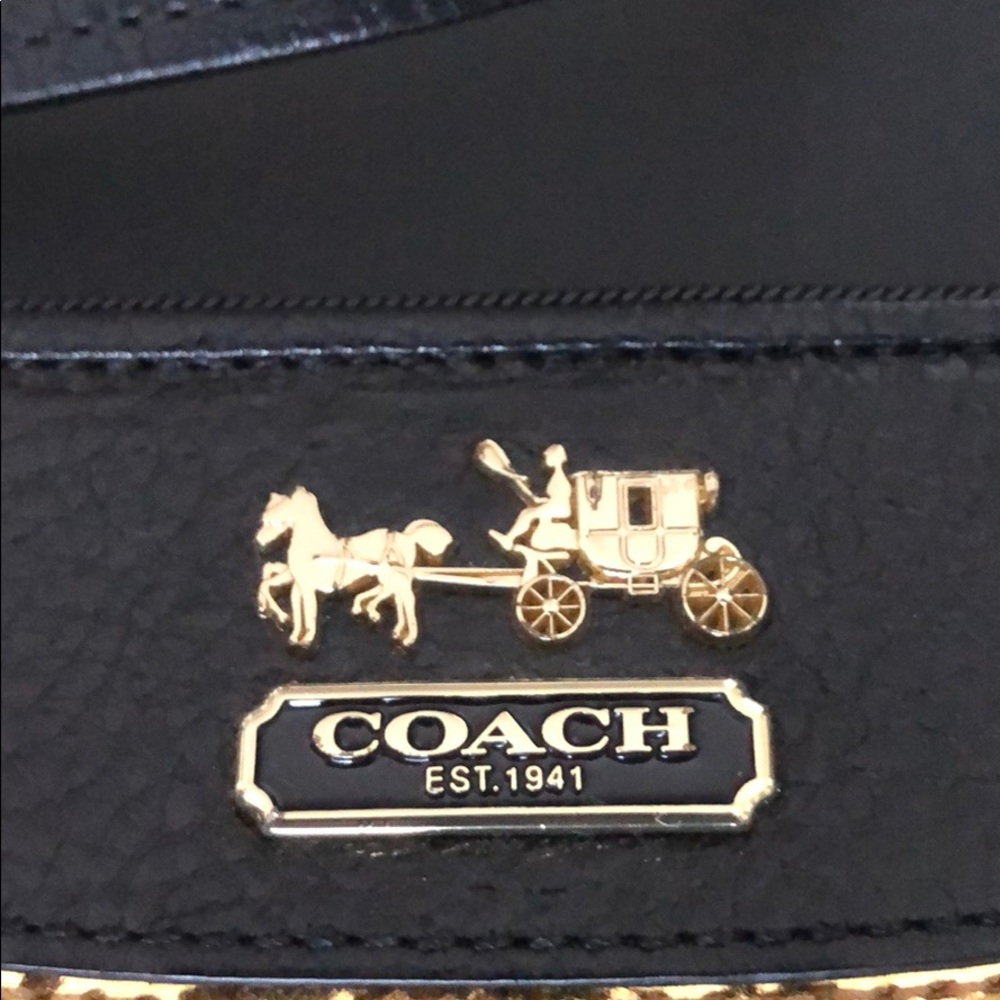 Satin Coach wristlet - Picture 2 of 4